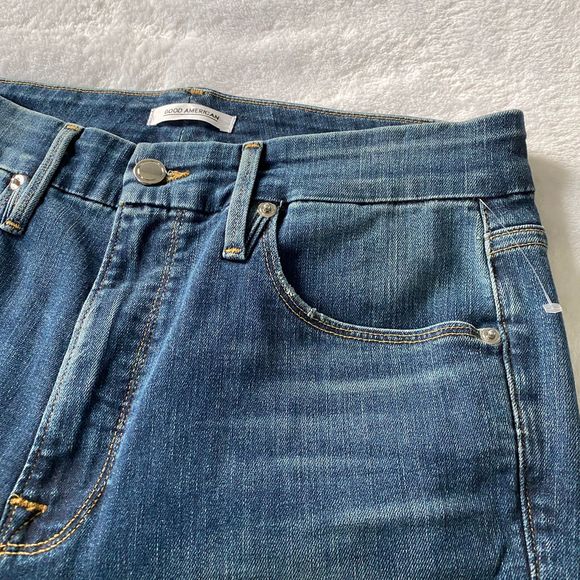 NWT Good American Size 10 Good Straight Jeans - Picture 6 of 12